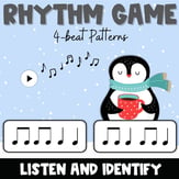 Quarter Notes Eighth Notes Music Game - Listen Read Rhythm PDF